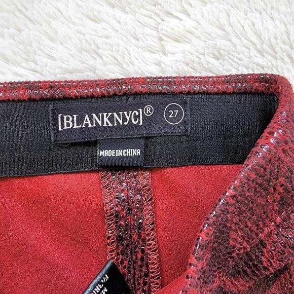 Blank NYC Snakeskin Print High Rise Leggings - Picture 4 of 5